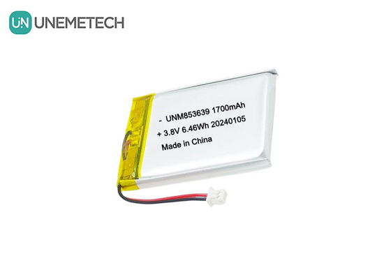 853639 4,35V 1700mAh Полимерная ли-ионная батарея высокое напряжение для телесной камеры