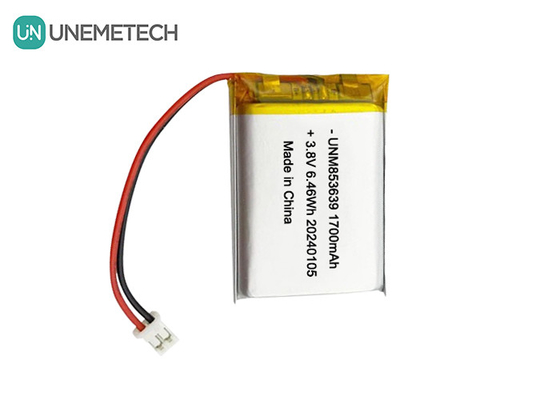 853639 4,35V 1700mAh Полимерная ли-ионная батарея высокое напряжение для телесной камеры