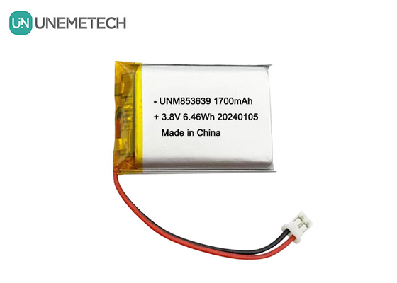 853639 4,35V 1700mAh Полимерная ли-ионная батарея высокое напряжение для телесной камеры
