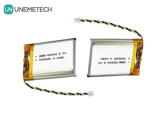 3.7V перезаряжаемая ли-полимерная батарея 103040 1200 мАч для медицинских приборов и светодиодных ламп