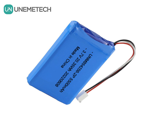 3.7V Li Poly перезаряжаемая батарея 854256 2P 5500mAh батареи промышленного оборудования
