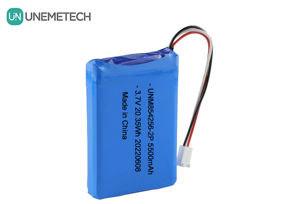 3.7V Li Poly перезаряжаемая батарея 854256 2P 5500mAh батареи промышленного оборудования