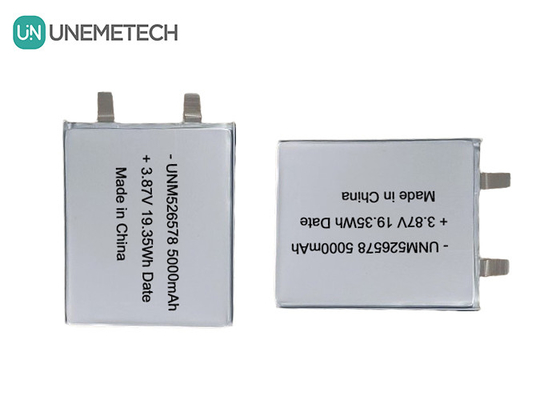 526578 3.87В высоковольтный LiPo аккумулятор 5000mAh 4.45V Зарядное напряжение для энергобанка