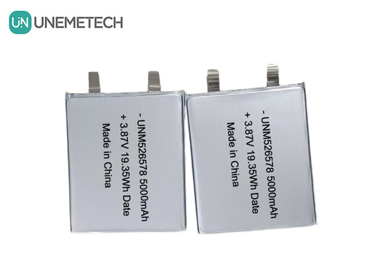 526578 3.87В высоковольтный LiPo аккумулятор 5000mAh 4.45V Зарядное напряжение для энергобанка