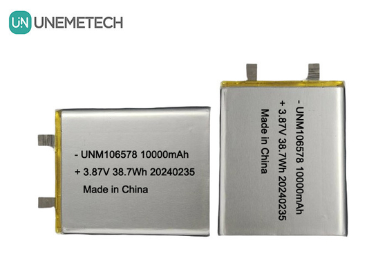 Липо аккумулятор высокой емкости 10000mAh 3.87V 106578 Для систем хранения энергии
