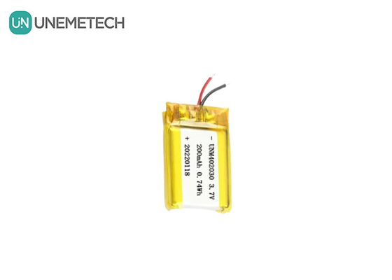 Малый размер 402030 3.7V 200mAh перезаряжаемая липоаккумуляторная батарея для электронных продуктов