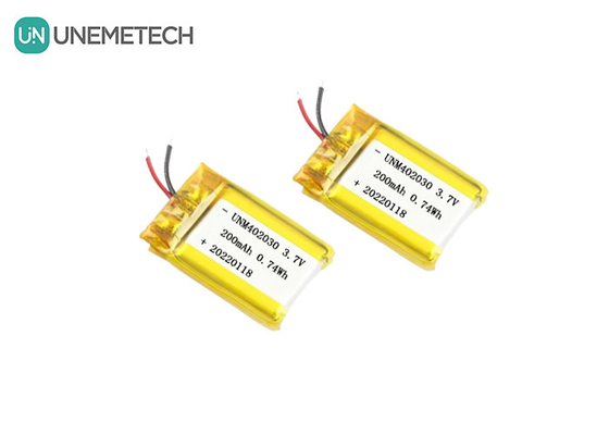 Малый размер 402030 3.7V 200mAh перезаряжаемая липоаккумуляторная батарея для электронных продуктов