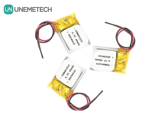Ультратонкая литий-полимерная батарея 401215 3.7V 45mAh Ли-По батарея для GPS-трекера