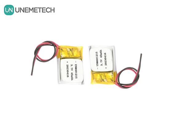 Ультратонкая литий-полимерная батарея 401215 3.7V 45mAh Ли-По батарея для GPS-трекера