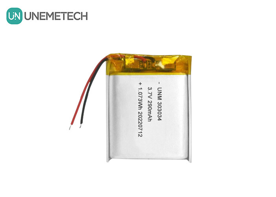 3.7В 290mAh перезаряжаемая литий-ионная полимерная батарея 303034 для электрических игрушек