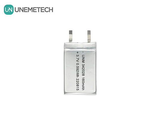 Bluetooth батарея 160mAh 3.7V перезаряжаемая литий-полимер-ионная батарея 342028 для трекера
