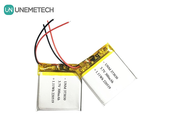 3.7V 300mAh LiPo перезаряжаемая батарея 373030 для Bluetooth динамика