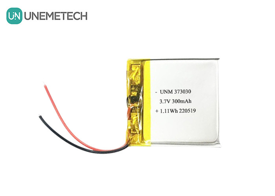 3.7V 300mAh LiPo перезаряжаемая батарея 373030 для Bluetooth динамика