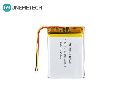 Литий-полимерная батарея 3.7V 820mAh 393548 Липо аккумуляторная батарея для электронного грудного насоса
