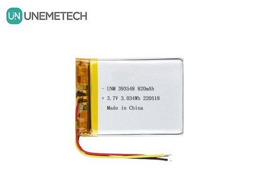 Литий-полимерная батарея 3.7V 820mAh 393548 Липо аккумуляторная батарея для электронного грудного насоса