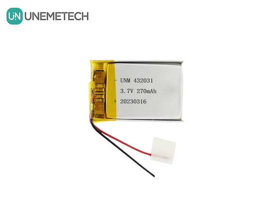 3.7V 270mAh 432031 Литий полимерная батарея для электронных приборов