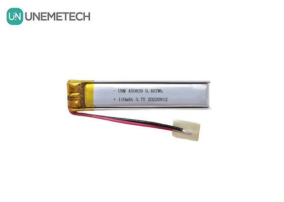 Точное проектирование 3.7В 110mAh Липо аккумулятор перезаряжаемый литий полимерный аккумулятор 450839