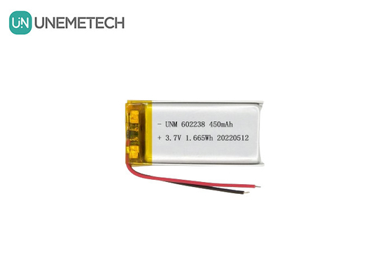 Литий-ионный полимерный аккумулятор 602238 3.7V 450mAh перезаряжаемый литий-ионный аккумулятор для отслеживания домашних животных