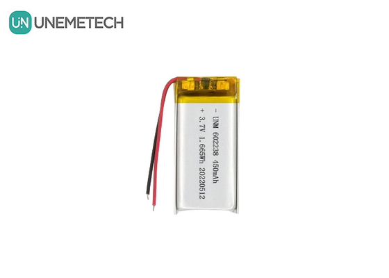 Литий-ионный полимерный аккумулятор 602238 3.7V 450mAh перезаряжаемый литий-ионный аккумулятор для отслеживания домашних животных