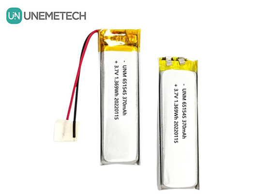 3.7V 370mAh 651545 Перезаряжаемая литий-литий-ионная полимерная батарея для цифровых продуктов