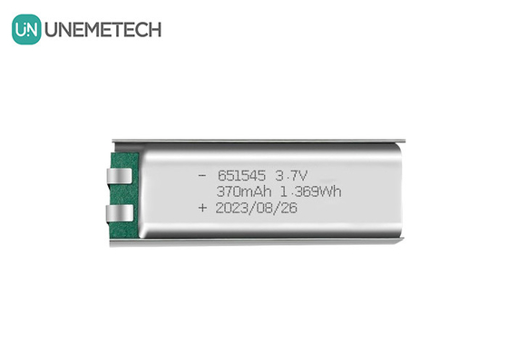 3.7V 370mAh 651545 Перезаряжаемая литий-литий-ионная полимерная батарея для цифровых продуктов