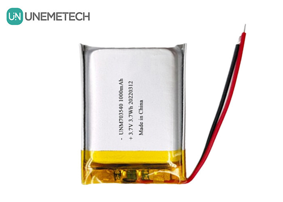 Липо аккумулятор 1000mAh 703540 3.7V перезаряжаемая липолимерная батарея для электронных продуктов