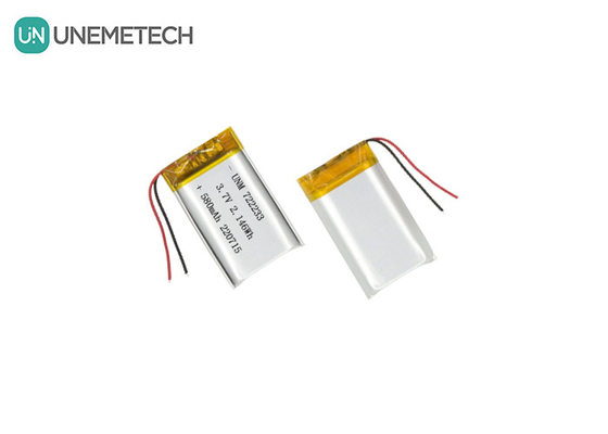 Литий полимерные батареи 722233 3.7V 580mAh LiPo батареи из Китая Производитель