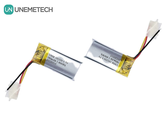 3.7V 380mAh перезаряжаемая липолимерная батарея 101330 для умных часов