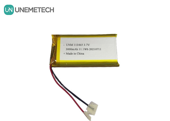 3.7V 3000mAh перезаряжаемая литий полимерная батарея высокой емкости 113465 для смартфона