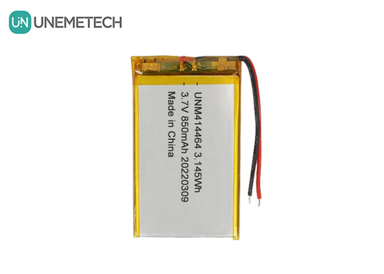 3.7V 850mAh перезаряжаемая LiPo батарея 414464 Pouch батарея для настольной лампы