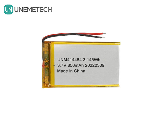 3.7V 850mAh перезаряжаемая LiPo батарея 414464 Pouch батарея для настольной лампы