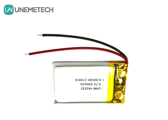 3.7V 250mAh Lipo перезаряжаемая батарея 442332 Для портативных электронных весов