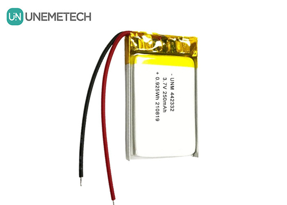 3.7V 250mAh Lipo перезаряжаемая батарея 442332 Для портативных электронных весов