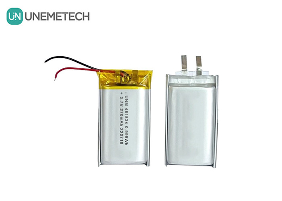Перезаряжаемая литий-ионная полимерная батарея с глубоким циклом 3.7V 270mAh 481834 Для умных очков