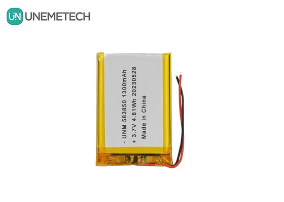 3.7V 1300mAh Стандартная литий-ионная полимерная батарея 583850 для электронных продуктов