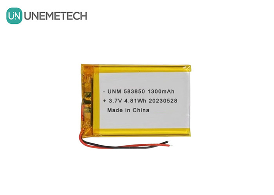 3.7V 1300mAh Стандартная литий-ионная полимерная батарея 583850 для электронных продуктов