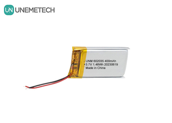 3.7V 400mAh Ли-полимерная батарея 602035 Литий-ионная полимерная батарея для динамика Bluetooth