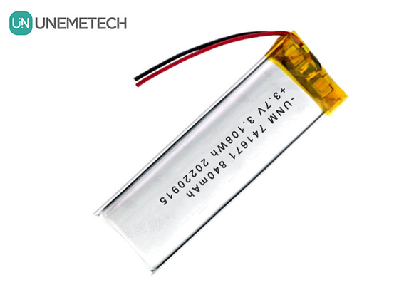 3.7V 840mAh Lipo перезаряжаемые батареи 741671 Для умного розетки