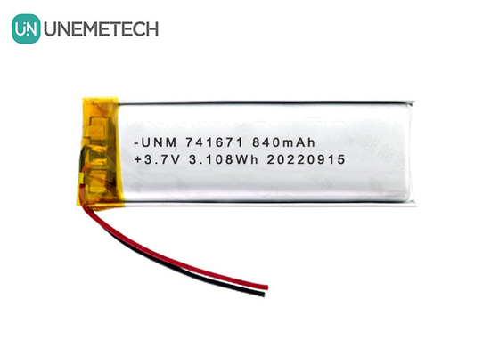 3.7V 840mAh Lipo перезаряжаемые батареи 741671 Для умного розетки