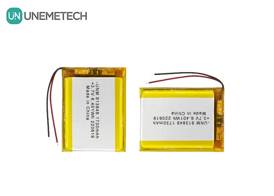 3.7V 1730mAh Литий-ионный полимерный аккумулятор большой емкости 813848 для энергобанка