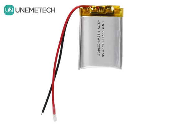 3.7V 800mAh Ли-ионный полимерный аккумулятор 902536