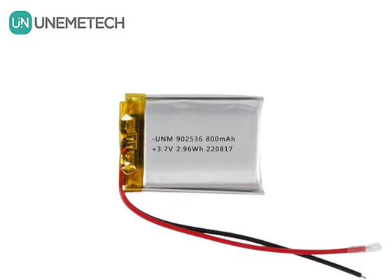 3.7V 800mAh Ли-ионный полимерный аккумулятор 902536