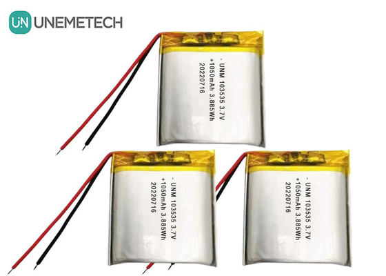 3.7V 1050mAh Липо батарея 103535 для миниатюрных проекторов