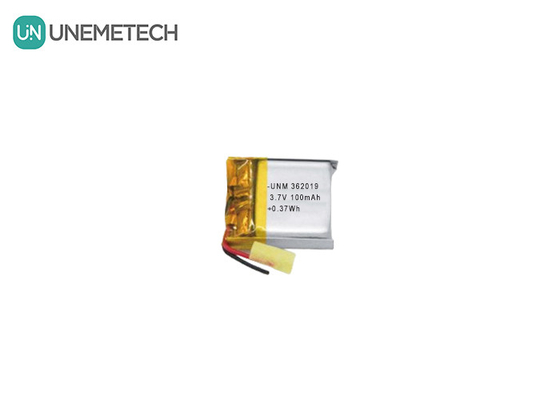 3.7V 100mAh Маленькая литиевая полимерная батарея 362019 для беспроводных гарнитур