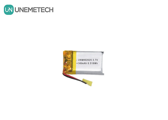 3.7V 140mAh 402025 перезаряжаемая батарея Липо батарея для компактных массажеров
