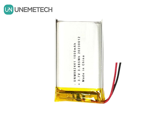 OEM ODM Настройка 3.7V 1050mAh Литий-ионный полимерный аккумулятор 982441 для интеллектуального колокола