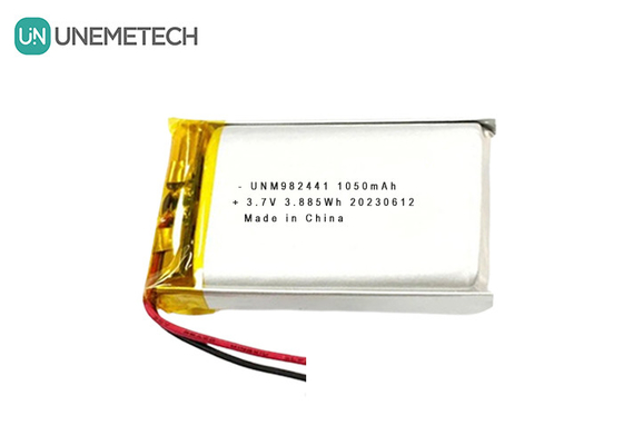 OEM ODM Настройка 3.7V 1050mAh Литий-ионный полимерный аккумулятор 982441 для интеллектуального колокола
