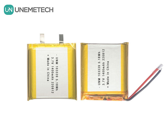 3.7V 1400mAh высокопроизводительная литий-ионная полимерная батарея 103339 для игрушечных автомобилей