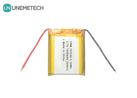 3.7V 1400mAh высокопроизводительная литий-ионная полимерная батарея 103339 для игрушечных автомобилей
