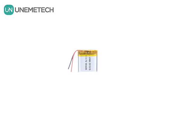 3.7V 30mAh 251515 Маленькая легкая липоаккумуляторная батарея для небольшого электронного термометра